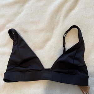 SKIMS Black Bikini Top